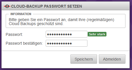 Cloudbackup-Password