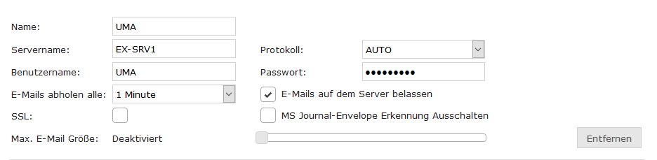 E-Mailserver UMA